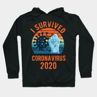 Coronavirus I Survived Coronavirus Hoodie